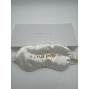NEW KATIE LOXTON LONDON Luxury Silky Sleep Mask "a Little Love"